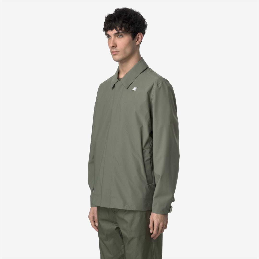 BROEN STRETCH 2L - Jackets - Short - MAN - GREEN LICHEN