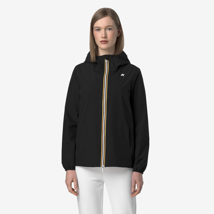 MARGUERITE STRETCH POLY JERSEY - Jackets - Mid - WOMAN - BLACK PURE