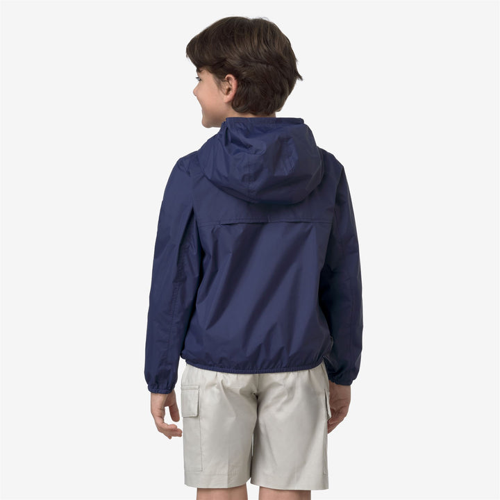 P. JAKE PLUS.2 REVERSIBLE - Jackets - Short - BOY - BLUE DEEP COBALT-WHITE