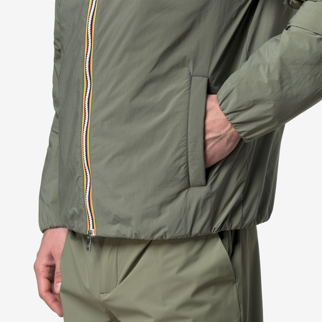 VALENTINE PLAIN WARM - Jackets - Short - Man - Green Lichen