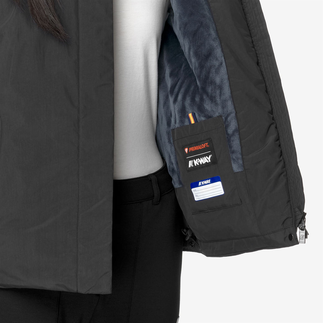 LIL SOFT TOUCH MARMOTTA - Jackets - Short - WOMAN - Black P-Blue A