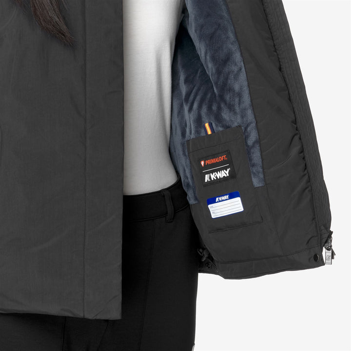 LIL SOFT TOUCH MARMOTTA - Jackets - Short - WOMAN - Black P-Blue A