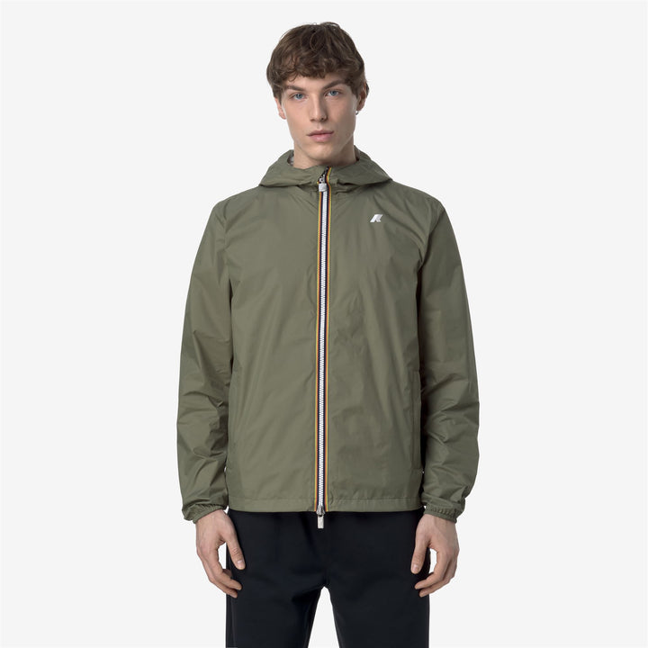 JAKE PLUS.2 REVERSIBLE - Jackets - Short - MAN - GREEN LICHEN-BEIGE LT