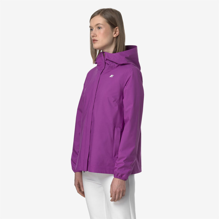 MARGUERITE STRETCH DOT - Jackets - Mid - WOMAN - VIOLET