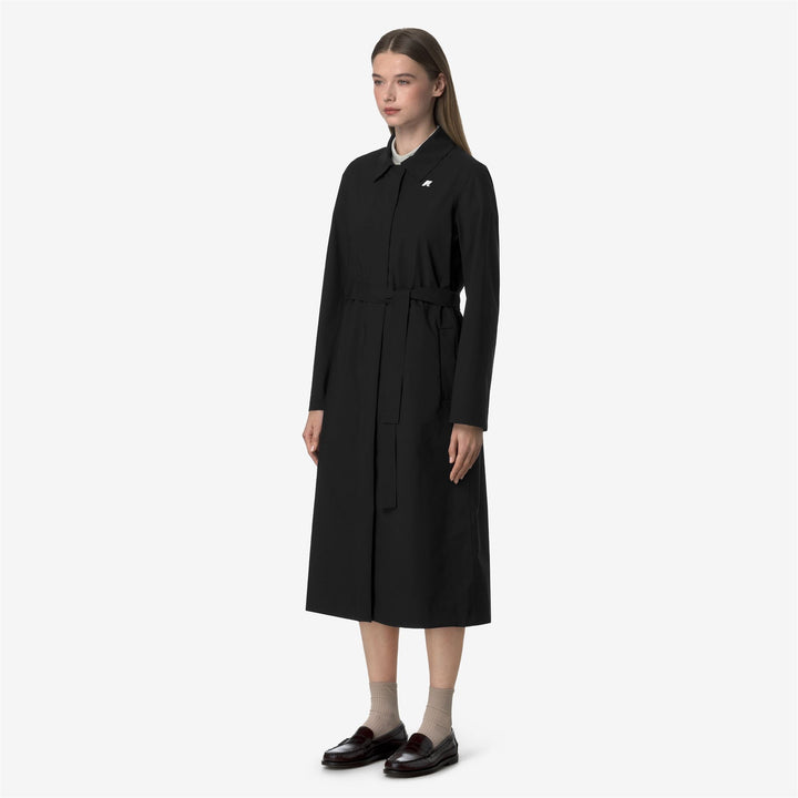 BARBRA STRETCH 2L - Jackets - Long - WOMAN - BLACK PURE