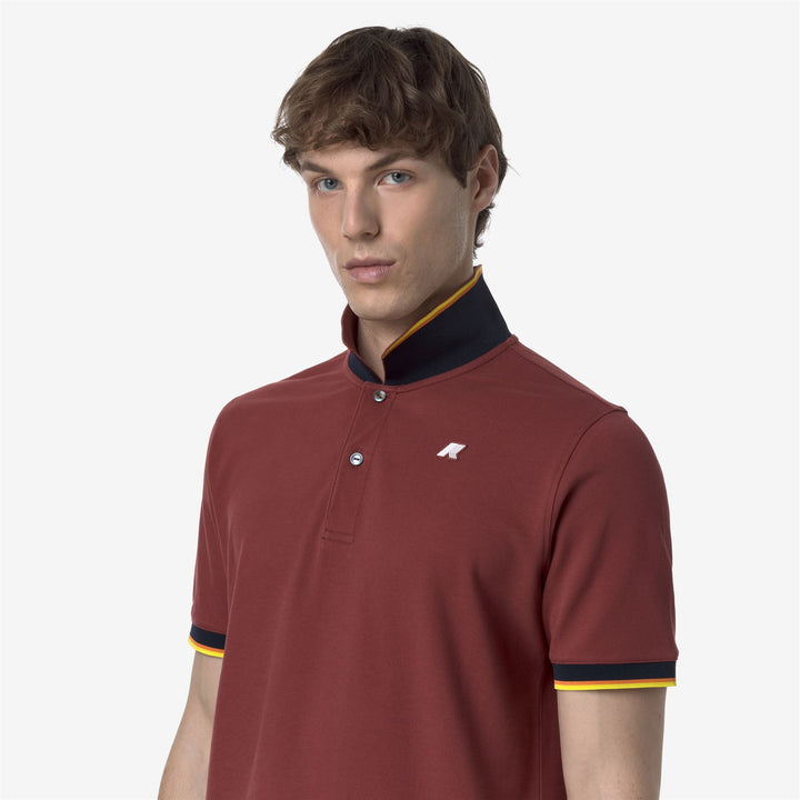 VINCENT PIQUE - Polo Shirts - Polo - MAN - RED BROWNISH
