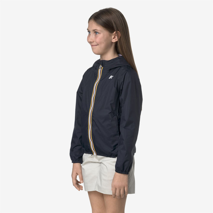 P. LILY PLUS.2 REVERSIBLE - Jackets - Short - GIRL - BLUE DEPTH-VIOLET SHEER