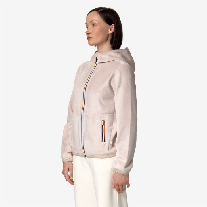 LILY VELOUR POLAR REVERSIBLE - Fleece - Jacket - WOMAN - PINK TINT-PINK TINT