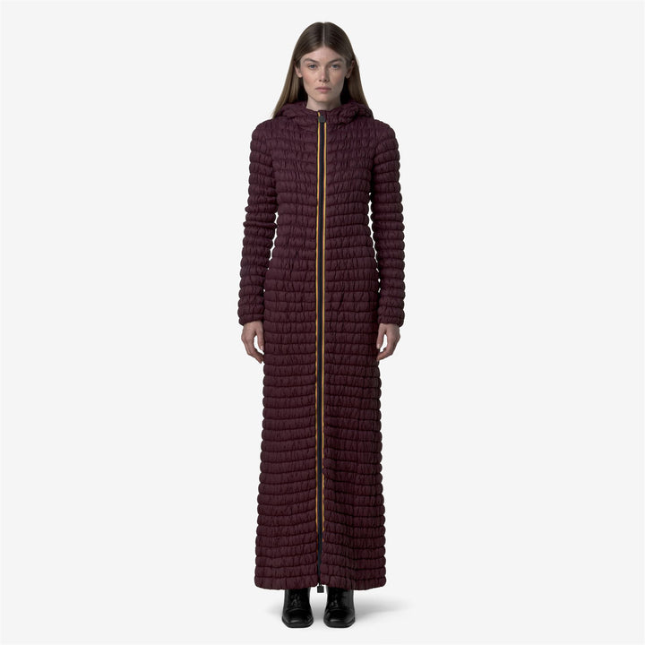PRUDENCE TECH WARM - Dresses - Long - WOMAN - Red Dk Amaranto