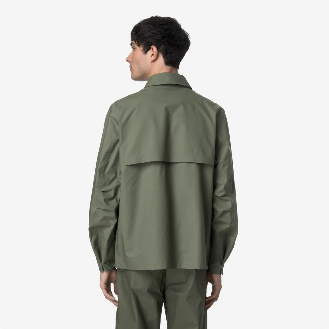 ORION 3L POPLIN - Jackets - Short - MAN - GREEN LICHEN-BEIGE LT