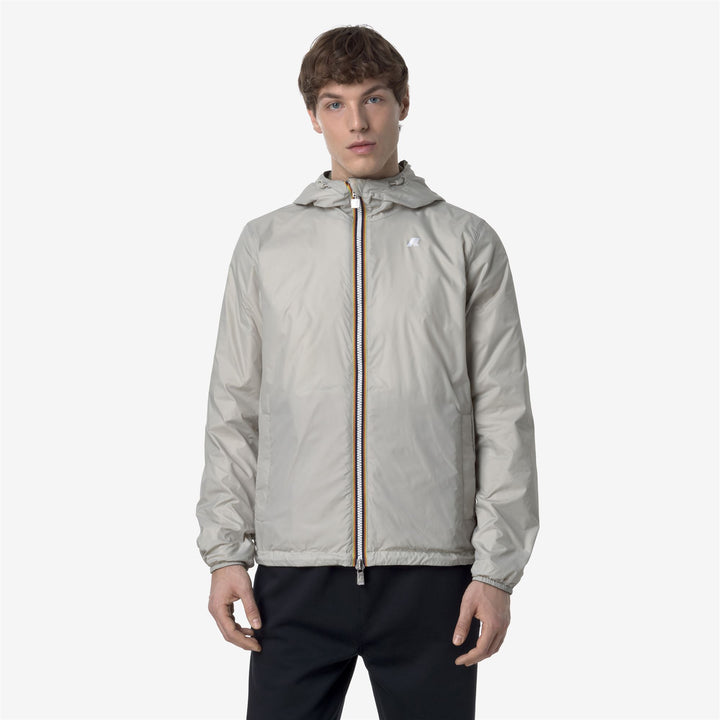 JAKE PLUS.2 REVERSIBLE - Jackets - Short - MAN - GREEN LICHEN-BEIGE LT
