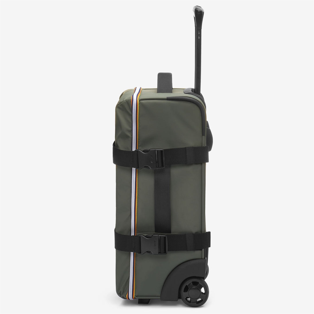 BLOSSAC S - Luggage Bags - Trolley - UNISEX - GREEN BLACKISH-BLACK PURE