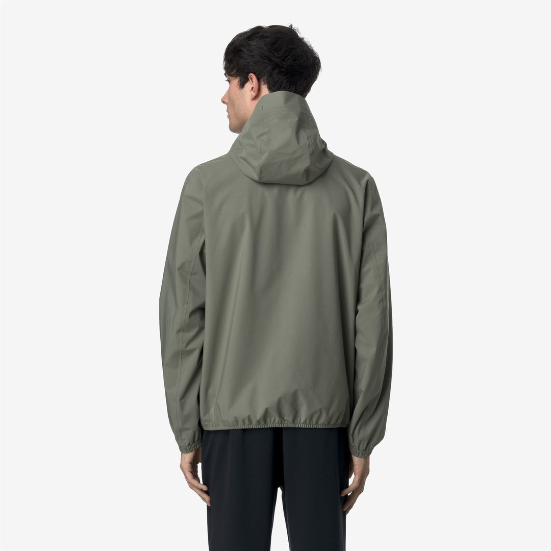 JACK STRETCH DOT - Jackets - Short - MAN - GREEN LICHEN