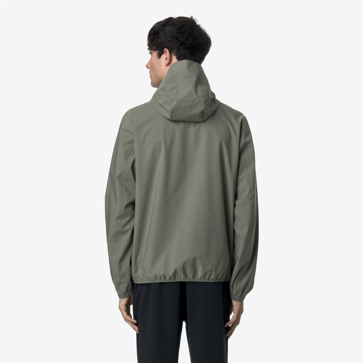 JACK STRETCH DOT - Jackets - Short - MAN - GREEN LICHEN