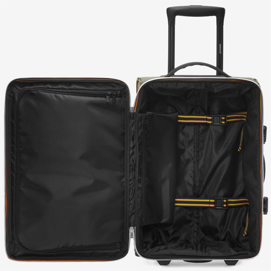 BLOSSAC S - Luggage Bags - Trolley - UNISEX - GREEN BLACKISH-BLACK PURE