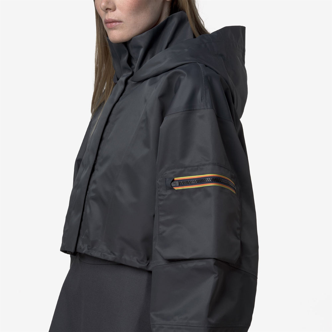 JAXIE TECH SHINY TWILL - Jackets - Short - WOMAN - Blue Night