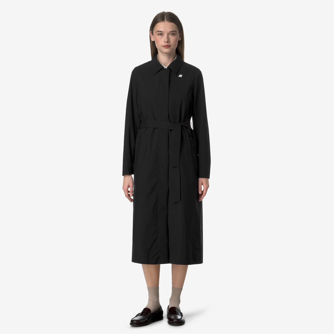 BARBRA STRETCH 2L - Jackets - Long - WOMAN - BLACK PURE