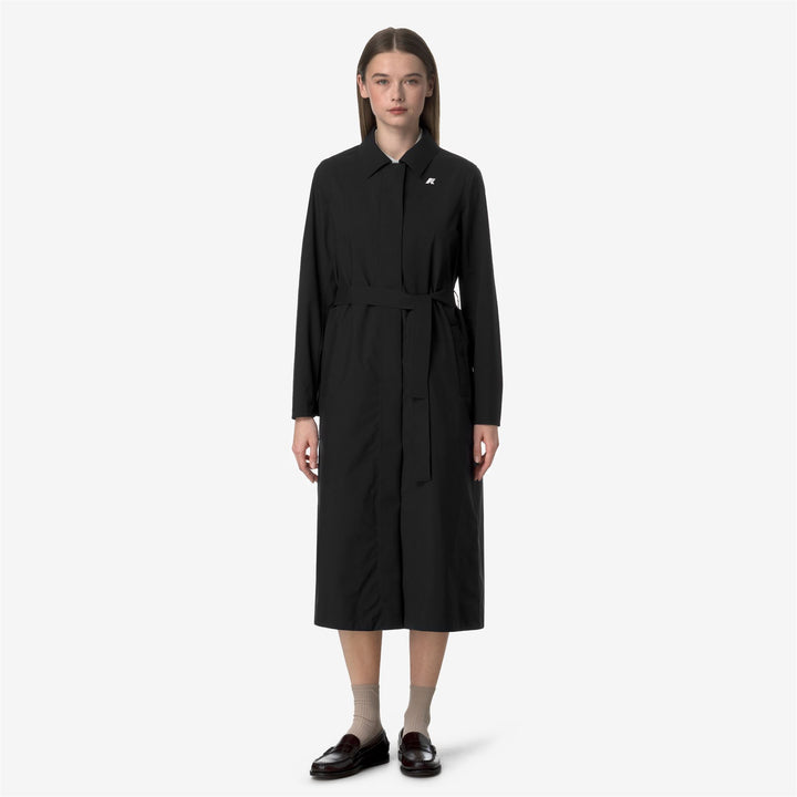 BARBRA STRETCH 2L - Jackets - Long - WOMAN - BLACK PURE