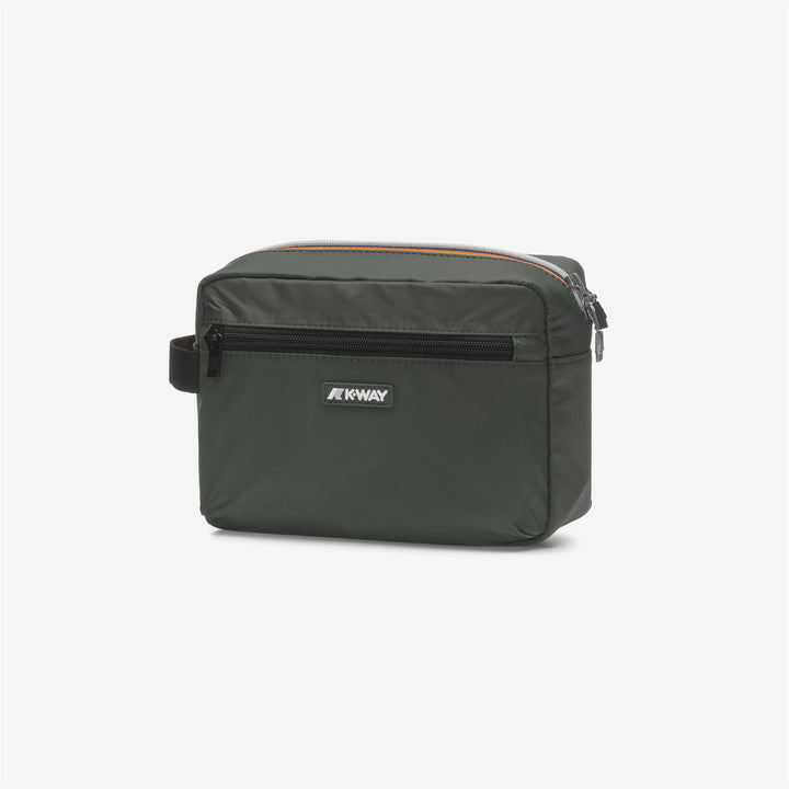 DEMU - Small Accessories - BEAUTY CASE - UNISEX - GREEN BLACKISH