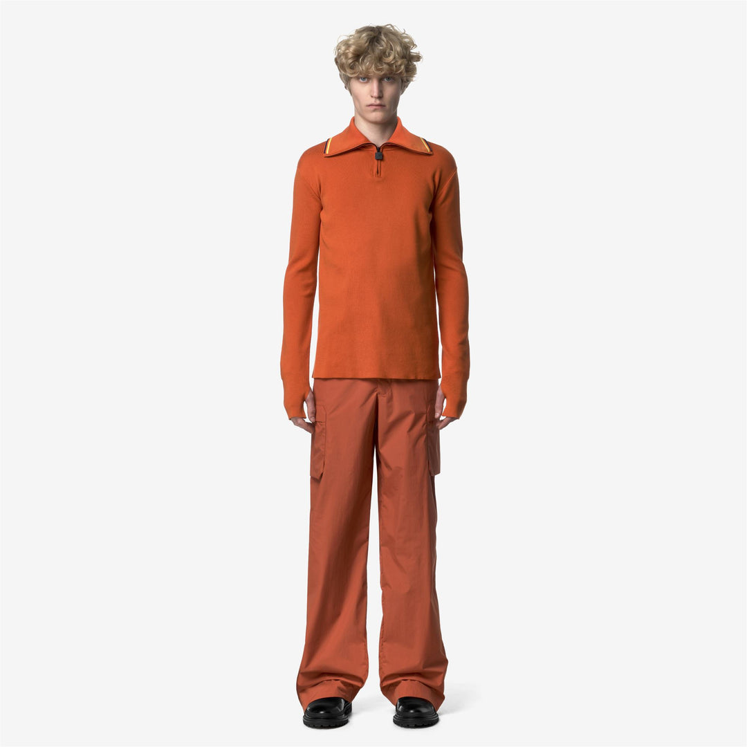 POLOM - Knitwear - Jumper - MAN - Orange Rusting