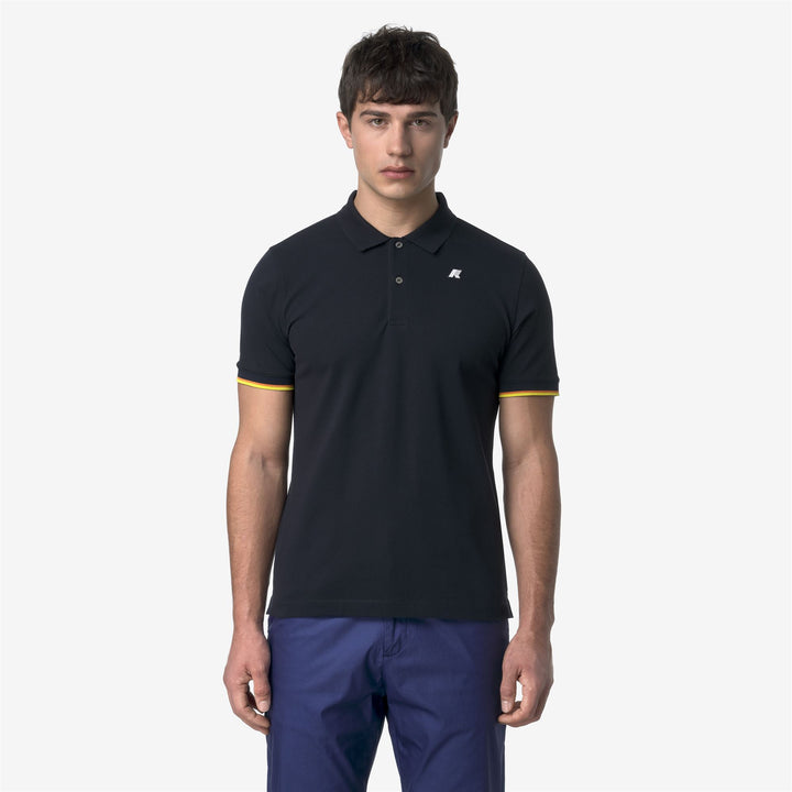 VINCENT PIQUE - Polo Shirts - Polo - MAN - BLUE DEPTH