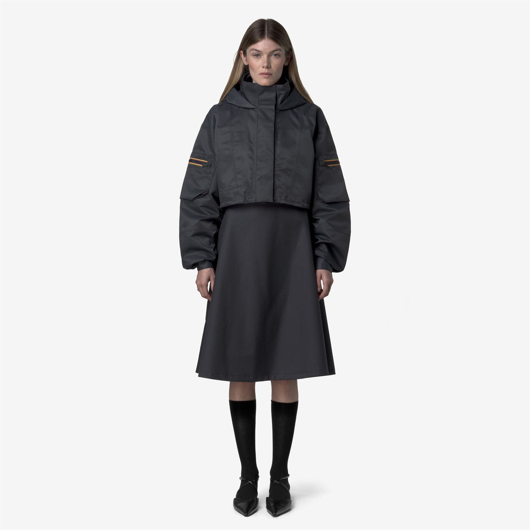 JAXIE TECH SHINY TWILL - Jackets - Short - WOMAN - Blue Night