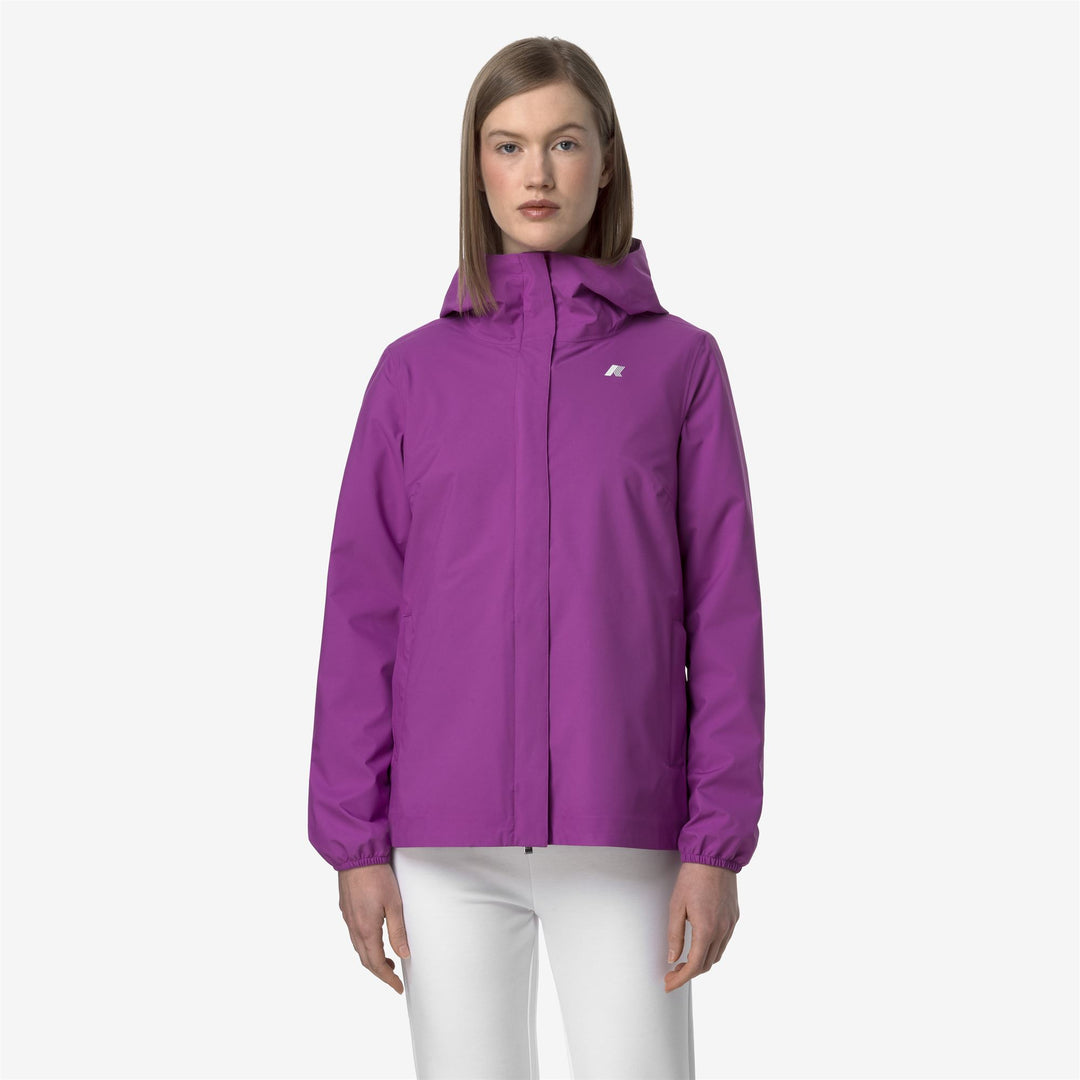 MARGUERITE STRETCH DOT - Jackets - Mid - WOMAN - VIOLET