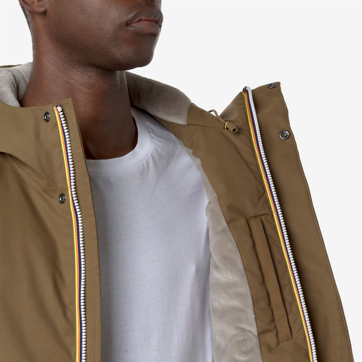 JACKO TWILL MARMOTTA - Jackets - Short - MAN - BROWN C-BEIGE G