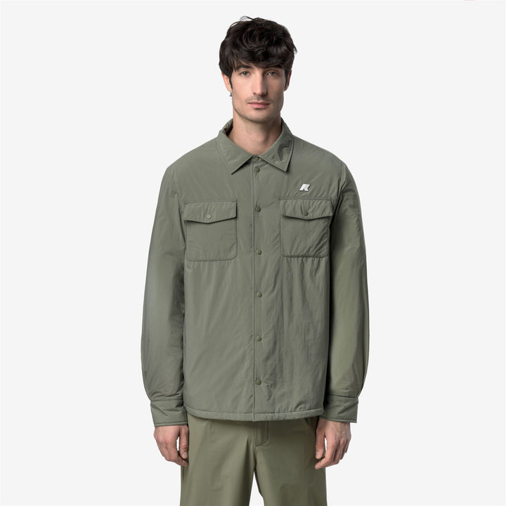 UMBERT PLAIN WARM - Jackets - Short - Man - Green Lichen