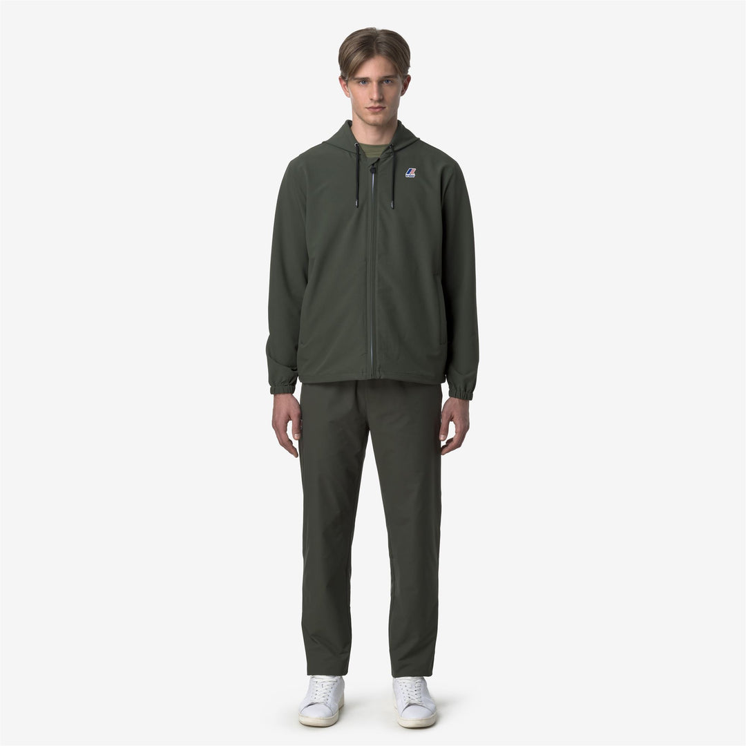 LE VRAI VIKTOR - Pants - Sport Trousers - UNISEX - GREEN BLACKISH