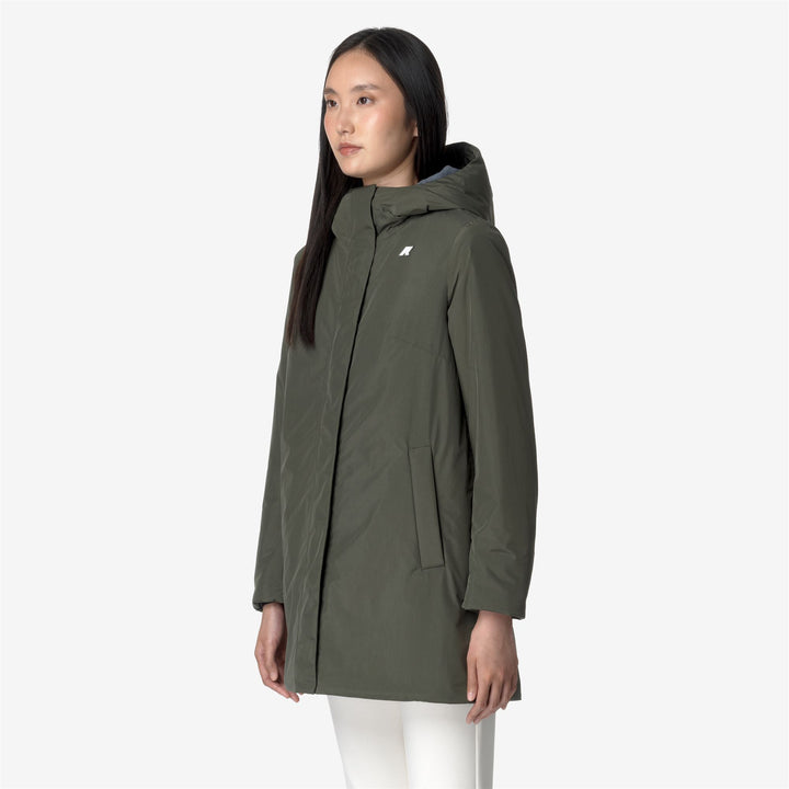SOPHIE SOFT TOUCH MARMOTTA - Jackets - Mid - WOMAN - GREEN B-BLUE A