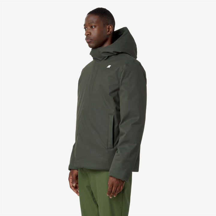 JACKO TWILL MARMOTTA - Jackets - Short - MAN - GREEN B-BLUE A