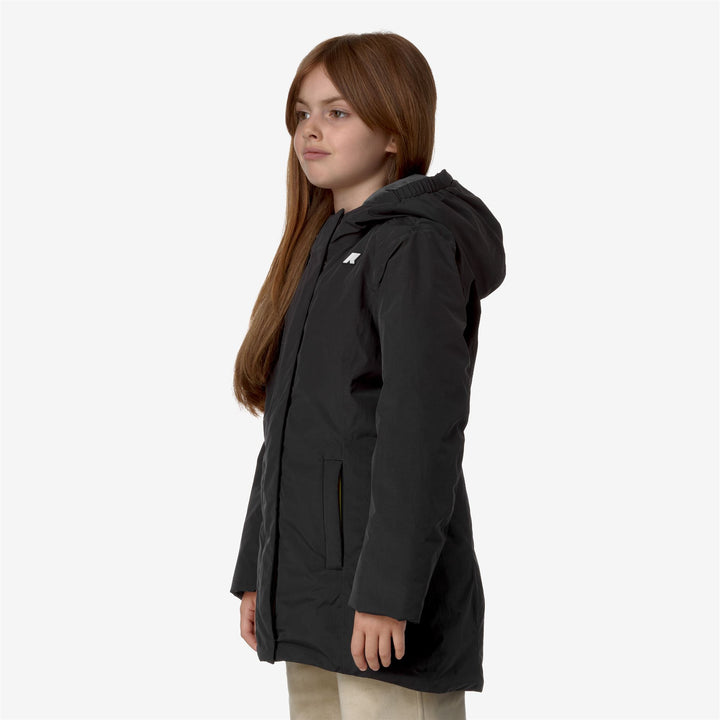 P. DENISE SOFT TOUCH MARMOTTA - Jackets - Mid - GIRL - BLACK P-BLUE A