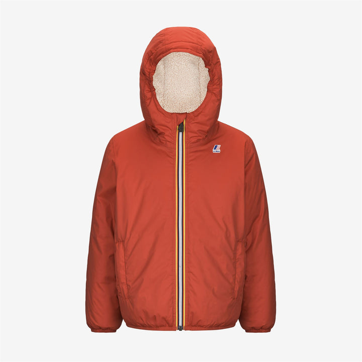 P. LE VRAI 3.0 CLAUDE ORSETTO - Jackets - Mid - KID UNISEX - Red Pompeian-Ecru