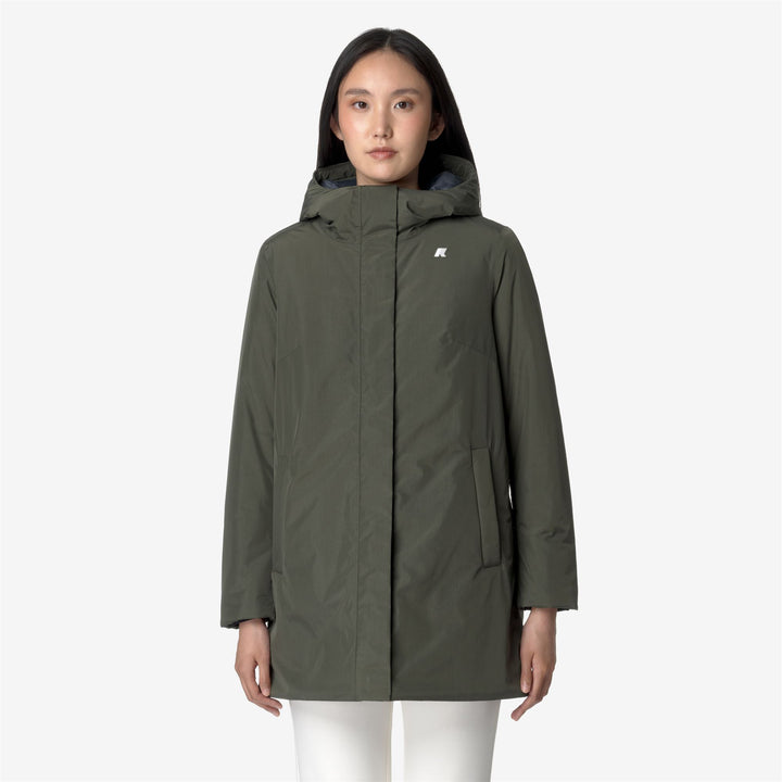 SOPHIE SOFT TOUCH MARMOTTA - Jackets - Mid - WOMAN - GREEN B-BLUE A