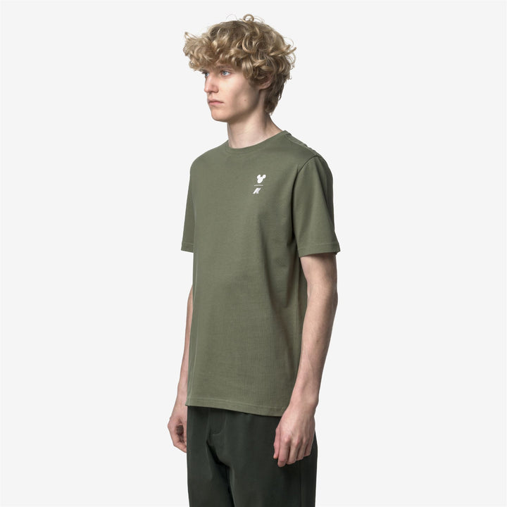 ODOM JERSEY MICKEY - T-ShirtsTop - T-Shirt - MAN - Green Lichen-White