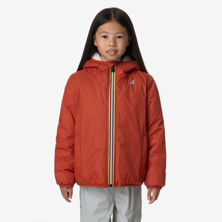 P. LE VRAI 3.0 CLAUDE ORSETTO - Jackets - Mid - KID UNISEX - Red Pompeian-Ecru