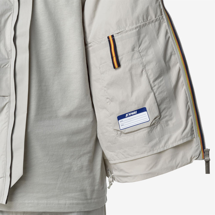 BARION COTTON LIKE - Jackets - Short - MAN - BEIGE LT