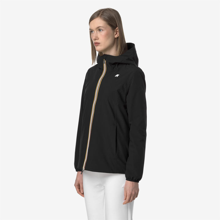 MARGUERITE STRETCH POLY JERSEY - Jackets - Mid - WOMAN - BLACK PURE