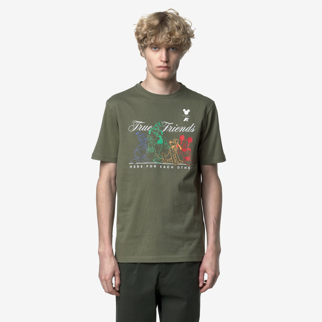 ODOM JERSEY TRUE FRIENDS - T-ShirtsTop - T-Shirt - MAN - Green Lichen