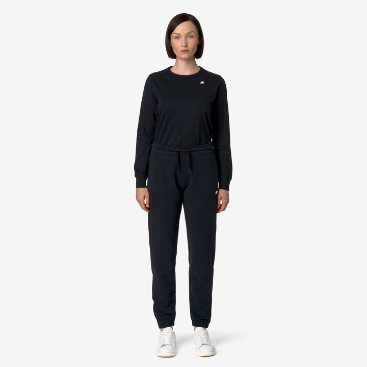 GINEVRETTE FLEECE PEACH - Pants - Sport Trousers - WOMAN - Black Pure