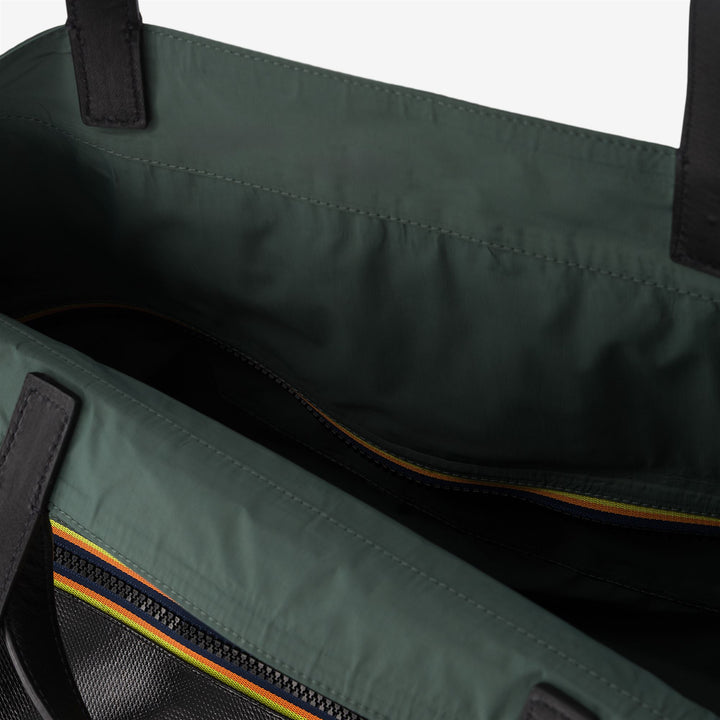 PRATIQUE MEDIUM - Bags - TOTE BAG - UNISEX - Black-Green Greysh