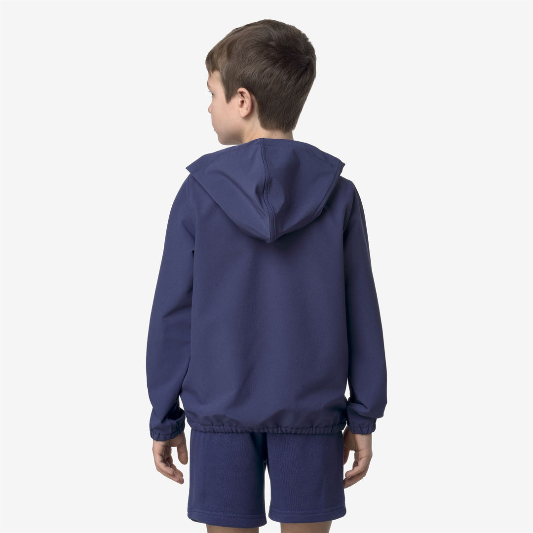 P. LE VRAI GARETH - Fleece - Jacket - KID UNISEX - BLUE DEEP COBALT