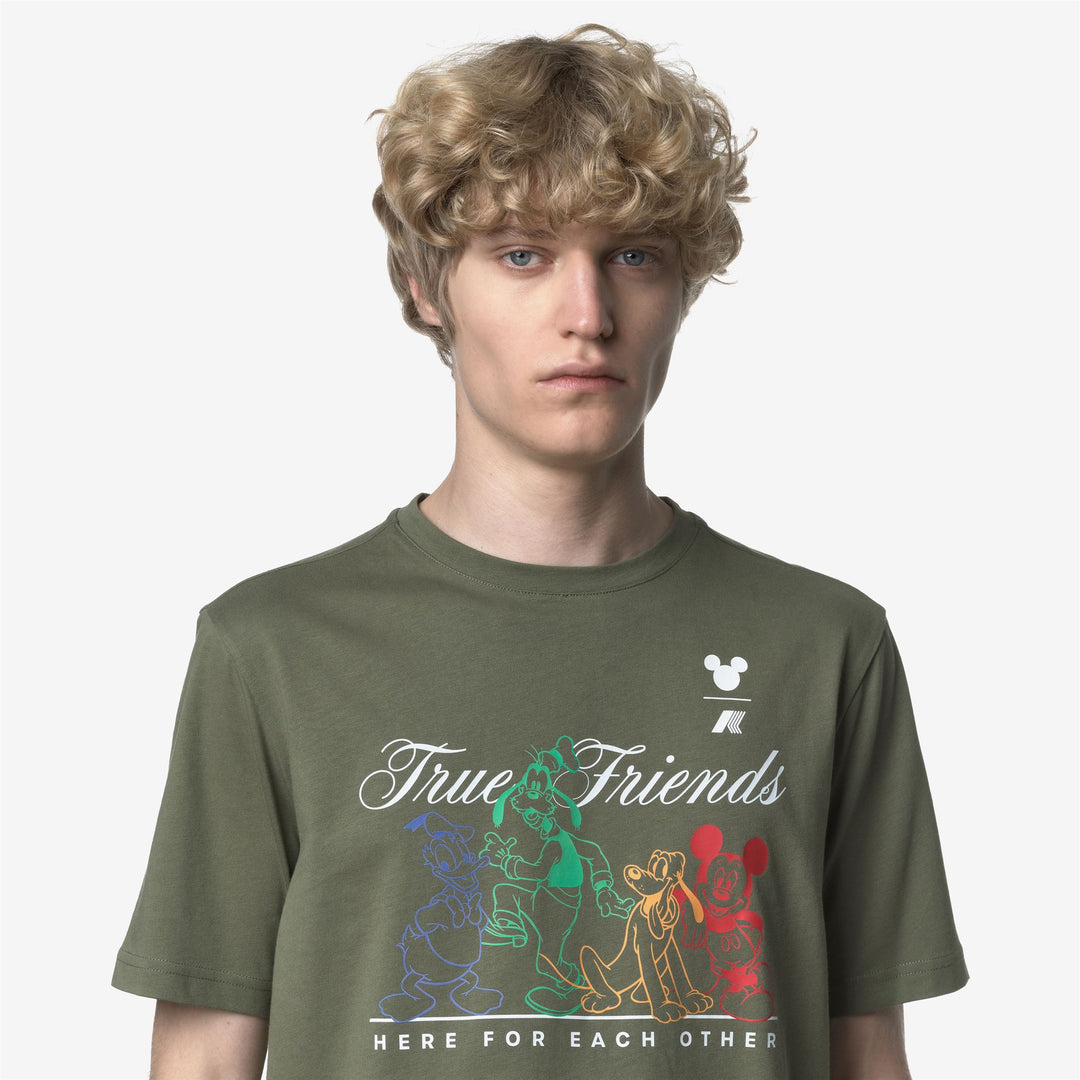 ODOM JERSEY TRUE FRIENDS - T-ShirtsTop - T-Shirt - MAN - Green Lichen