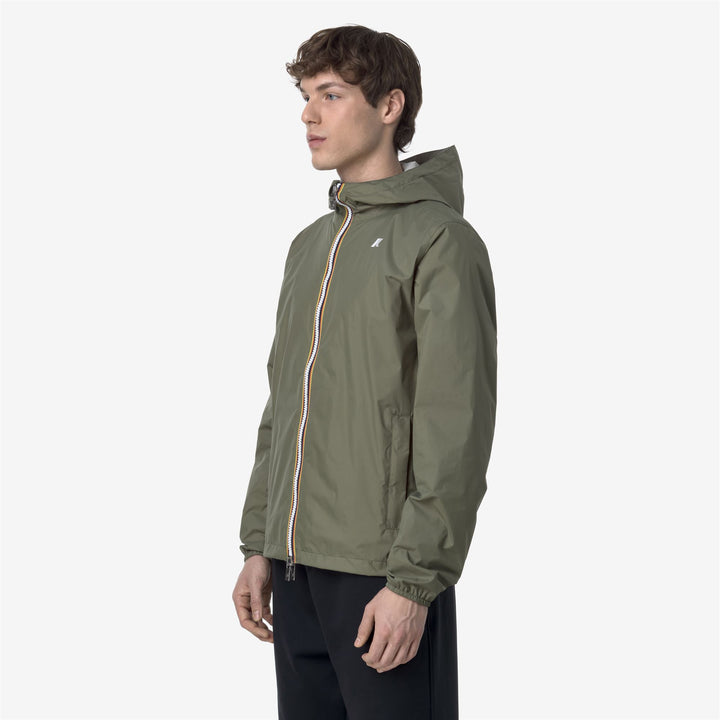 JAKE PLUS.2 REVERSIBLE - Jackets - Short - MAN - GREEN LICHEN-BEIGE LT