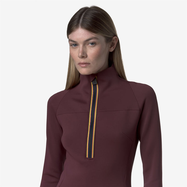 MINID SCUBA - Dresses - Short - WOMAN - Red Dk Amaranto