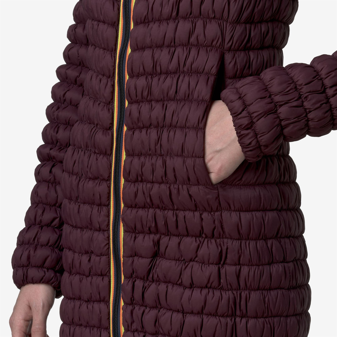 PRUDENCE TECH WARM - Dresses - Long - WOMAN - Red Dk Amaranto