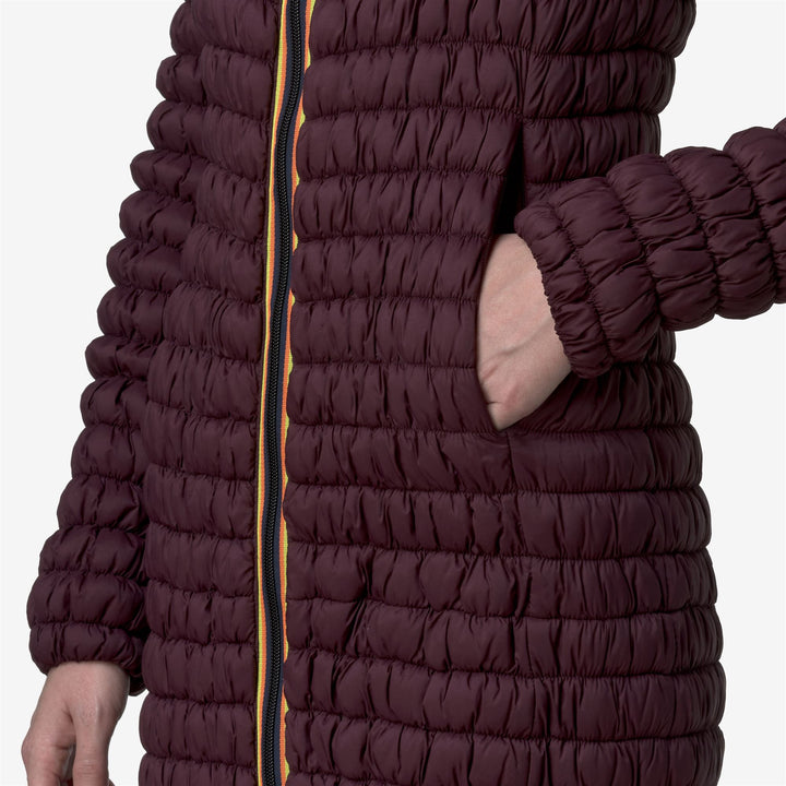 PRUDENCE TECH WARM - Dresses - Long - WOMAN - Red Dk Amaranto