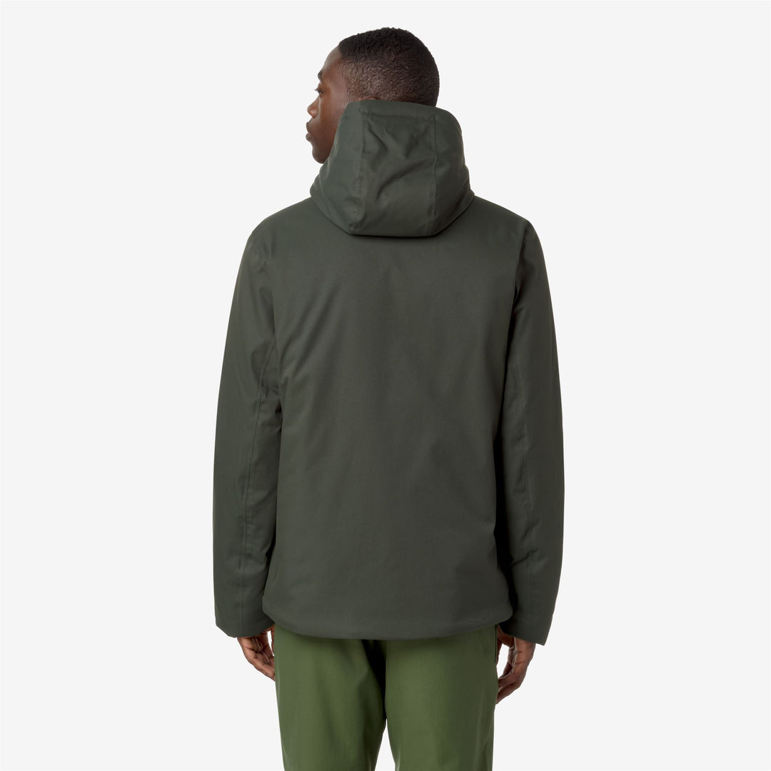 JACKO TWILL MARMOTTA - Jackets - Short - MAN - GREEN B-BLUE A