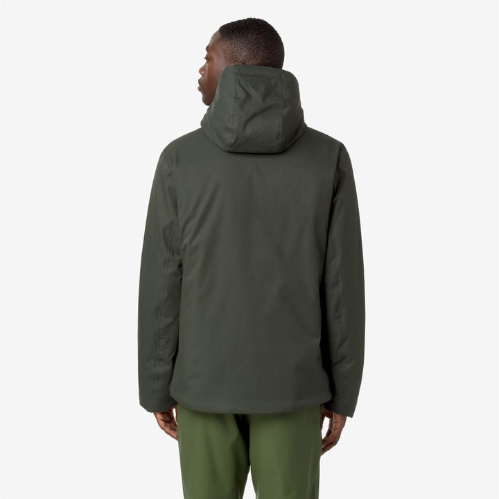 JACKO TWILL MARMOTTA - Jackets - Short - MAN - GREEN B-BLUE A